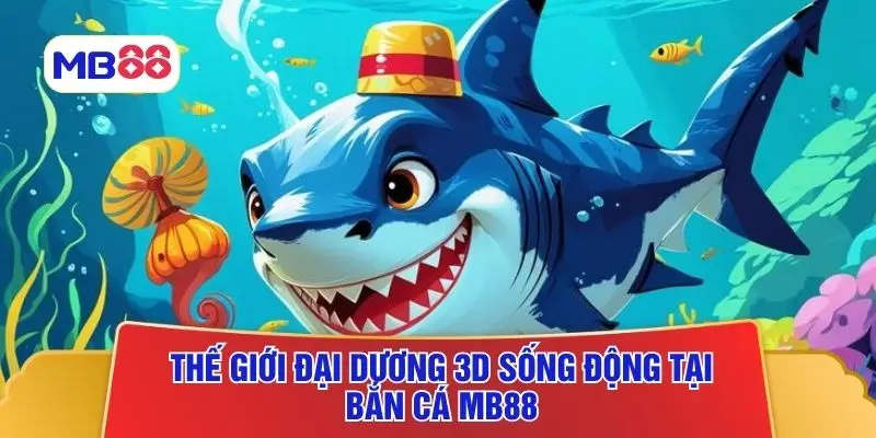 Thế giới đại dương 3D sống động tại bắn cá MB88